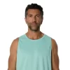 CAMISETA SIN MANGAS ASICS PLATA CAMISETA SIN MANGAS ASICS PLATA