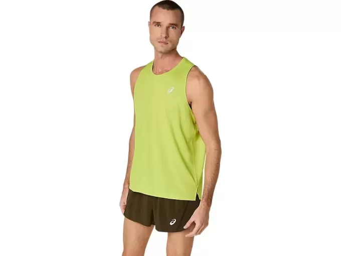 CAMISETA SIN MANGAS ASICS PLATA CAMISETA SIN MANGAS ASICS PLATA