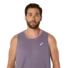 CAMISETA SIN MANGAS ASICS PLATA CAMISETA SIN MANGAS ASICS PLATA