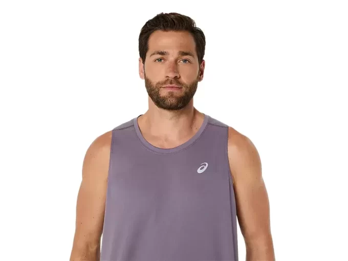 CAMISETA SIN MANGAS ASICS PLATA CAMISETA SIN MANGAS ASICS PLATA