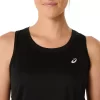 CAMISETA SIN MANGAS ASICS PLATA CAMISETA SIN MANGAS ASICS PLATA