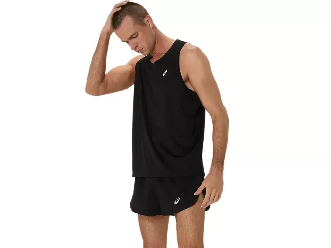 CAMISETA SIN MANGAS ASICS PLATA CAMISETA SIN MANGAS ASICS PLATA