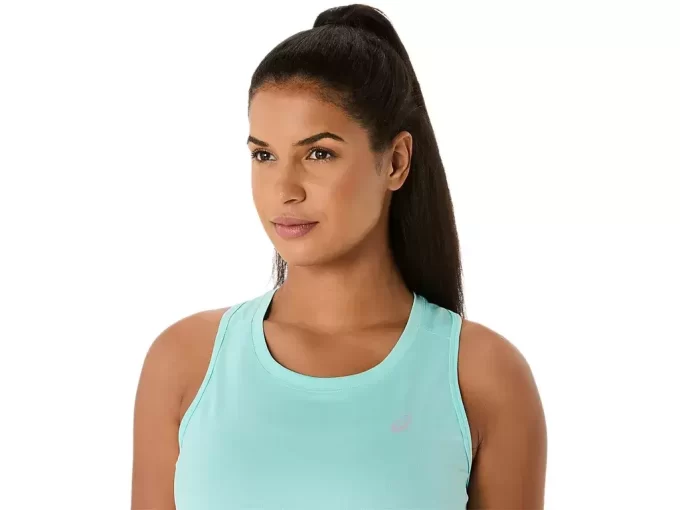 CAMISETA SIN MANGAS ASICS PLATA CAMISETA SIN MANGAS ASICS PLATA