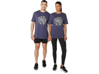 CAMISETA UNISEX ASICS BRIGHTER DAYS AHEAD DE MANGA CORTA