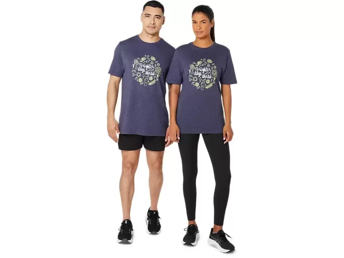CAMISETA UNISEX ASICS BRIGHTER DAYS AHEAD DE MANGA CORTA