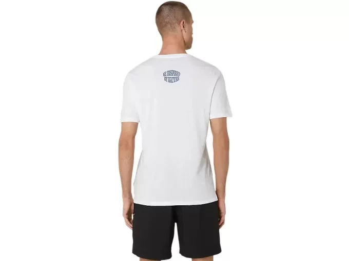 CAMISETA UNISEX ASICS CELEBRATE OUR HOME DE MANGA CORTA CAMISETA UNISEX ASICS CELEBRATE OUR HOME DE MANGA CORTA