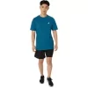 CAMISETA UNISEX ASICS DE MANGA CORTA CON ESTAMPADO DE MARGARITAS EN LA ESPALDA CAMISETA UNISEX ASICS DE MANGA CORTA CON ESTAMPADO DE MARGARITAS EN LA ESPALDA