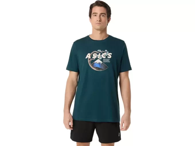 CAMISETA UNISEX ASICS OUTDOOR DE MANGA CORTA
