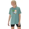 CAMISETA UNISEX ASICS PALM IN THE SUN DE MANGA CORTA CAMISETA UNISEX ASICS PALM IN THE SUN DE MANGA CORTA