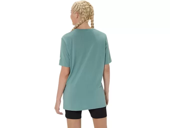 CAMISETA UNISEX ASICS PALM IN THE SUN DE MANGA CORTA CAMISETA UNISEX ASICS PALM IN THE SUN DE MANGA CORTA
