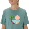 CAMISETA UNISEX ASICS PALM IN THE SUN DE MANGA CORTA CAMISETA UNISEX ASICS PALM IN THE SUN DE MANGA CORTA