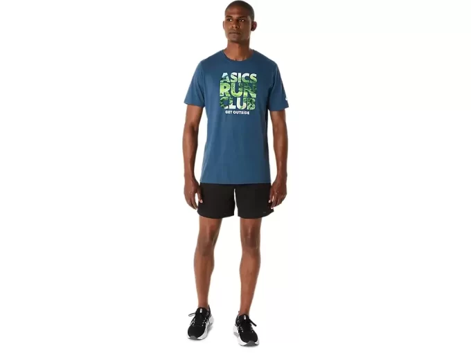 CAMISETA UNISEX ASICS RUN OUTSIDE CLUB DE MANGA CORTA CAMISETA UNISEX ASICS RUN OUTSIDE CLUB DE MANGA CORTA