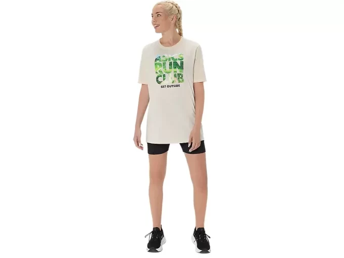 CAMISETA UNISEX ASICS RUN OUTSIDE CLUB DE MANGA CORTA CAMISETA UNISEX ASICS RUN OUTSIDE CLUB DE MANGA CORTA