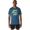 CAMISETA UNISEX ASICS RUN OUTSIDE CLUB DE MANGA CORTA CAMISETA UNISEX ASICS RUN OUTSIDE CLUB DE MANGA CORTA