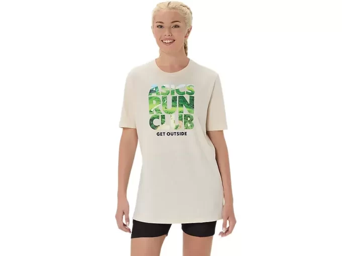 CAMISETA UNISEX ASICS RUN OUTSIDE CLUB DE MANGA CORTA CAMISETA UNISEX ASICS RUN OUTSIDE CLUB DE MANGA CORTA