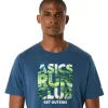 CAMISETA UNISEX ASICS RUN OUTSIDE CLUB DE MANGA CORTA CAMISETA UNISEX ASICS RUN OUTSIDE CLUB DE MANGA CORTA