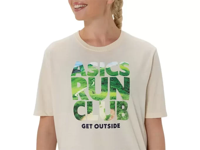 CAMISETA UNISEX ASICS RUN OUTSIDE CLUB DE MANGA CORTA CAMISETA UNISEX ASICS RUN OUTSIDE CLUB DE MANGA CORTA