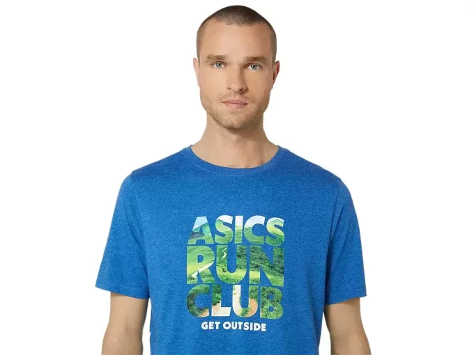CAMISETA UNISEX ASICS RUN OUTSIDE CLUB DE MANGA CORTA CAMISETA UNISEX ASICS RUN OUTSIDE CLUB DE MANGA CORTA