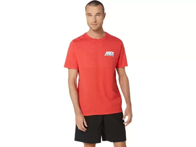 CAMISETA UNISEX ASICS SMSB 1977 RUN CLUB DE MANGA CORTA CAMISETA UNISEX ASICS SMSB 1977 RUN CLUB DE MANGA CORTA