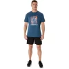 CAMISETA UNISEX ASICS WANDER DE MANGA CORTA CAMISETA UNISEX ASICS WANDER DE MANGA CORTA