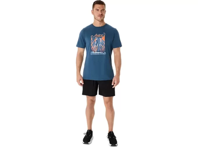 CAMISETA UNISEX ASICS WANDER DE MANGA CORTA CAMISETA UNISEX ASICS WANDER DE MANGA CORTA