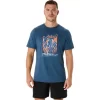 CAMISETA UNISEX ASICS WANDER DE MANGA CORTA CAMISETA UNISEX ASICS WANDER DE MANGA CORTA