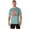 CAMISETA UNISEX ASICS WANDER DE MANGA CORTA CAMISETA UNISEX ASICS WANDER DE MANGA CORTA