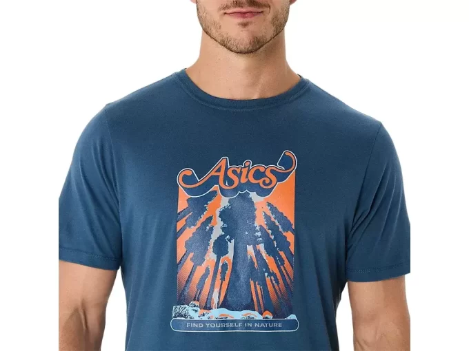 CAMISETA UNISEX ASICS WANDER DE MANGA CORTA CAMISETA UNISEX ASICS WANDER DE MANGA CORTA