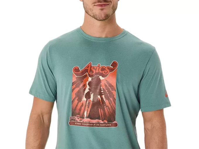CAMISETA UNISEX ASICS WANDER DE MANGA CORTA CAMISETA UNISEX ASICS WANDER DE MANGA CORTA