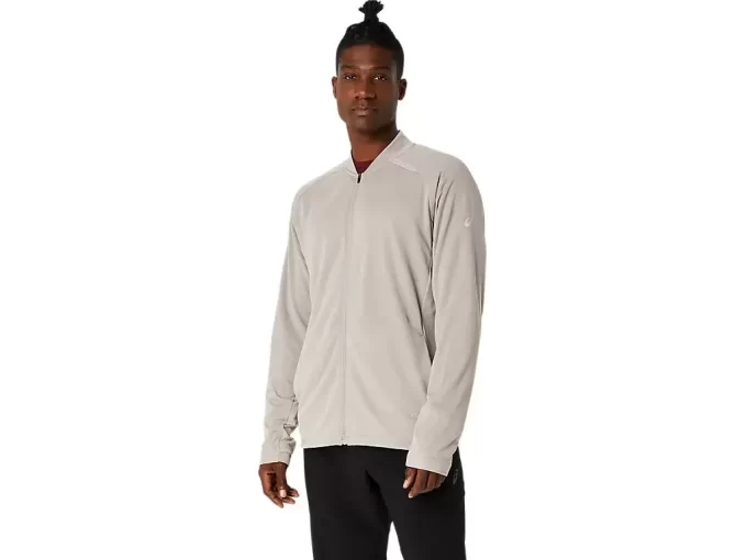 CHAQUETA ACTIBREEZE CON CREMALLERA COMPLETA Y REJILLA JACQUARD CHAQUETA ACTIBREEZE CON CREMALLERA COMPLETA Y REJILLA JACQUARD