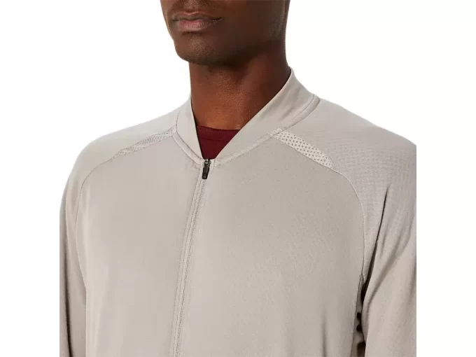 CHAQUETA ACTIBREEZE CON CREMALLERA COMPLETA Y REJILLA JACQUARD CHAQUETA ACTIBREEZE CON CREMALLERA COMPLETA Y REJILLA JACQUARD