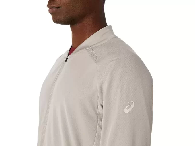 CHAQUETA ACTIBREEZE CON CREMALLERA COMPLETA Y REJILLA JACQUARD CHAQUETA ACTIBREEZE CON CREMALLERA COMPLETA Y REJILLA JACQUARD
