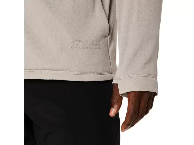 CHAQUETA ACTIBREEZE CON CREMALLERA COMPLETA Y REJILLA JACQUARD CHAQUETA ACTIBREEZE CON CREMALLERA COMPLETA Y REJILLA JACQUARD