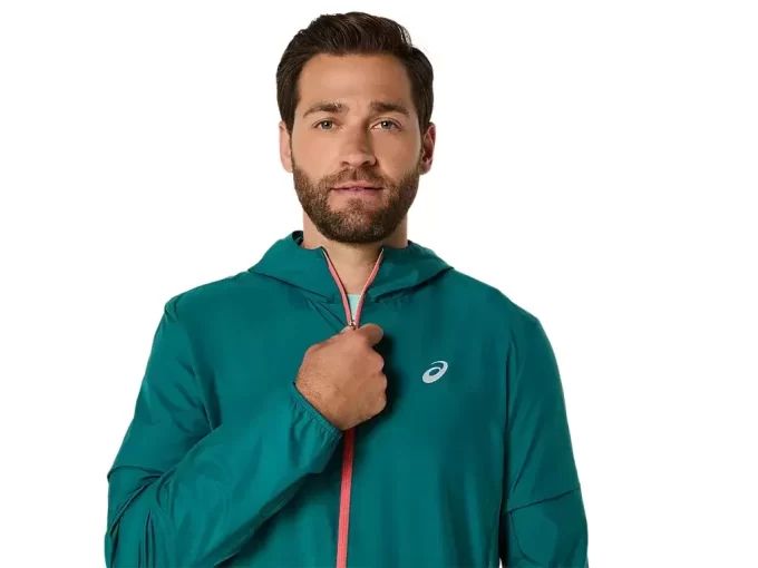 CHAQUETA ASICS PLATA CHAQUETA ASICS PLATA