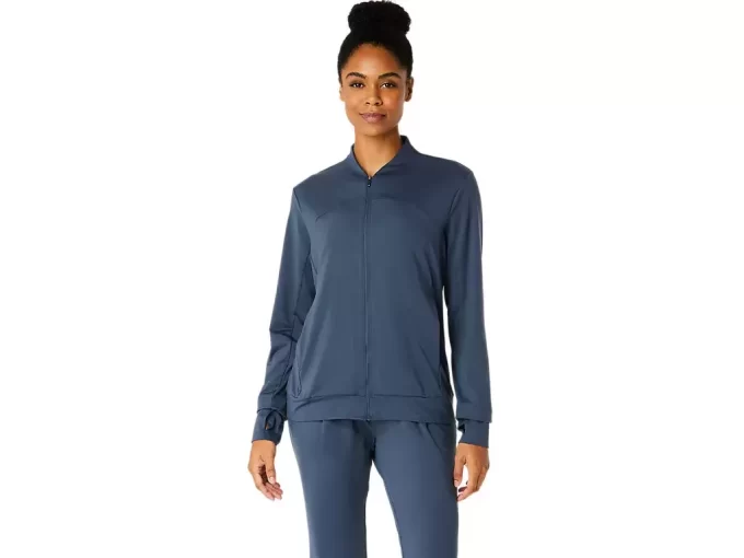 CHAQUETA FLEXIBLE DE TACTO SUAVE PARA MUJER CHAQUETA FLEXIBLE DE TACTO SUAVE PARA MUJER