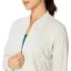 CHAQUETA FLEXIBLE DE TACTO SUAVE PARA MUJER CHAQUETA FLEXIBLE DE TACTO SUAVE PARA MUJER