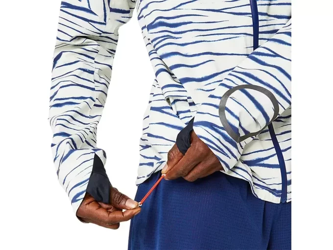 CHAQUETA IMPERMEABLE METARUN SHIBORI CHAQUETA IMPERMEABLE METARUN SHIBORI