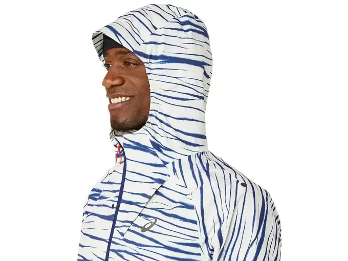 CHAQUETA IMPERMEABLE METARUN SHIBORI CHAQUETA IMPERMEABLE METARUN SHIBORI