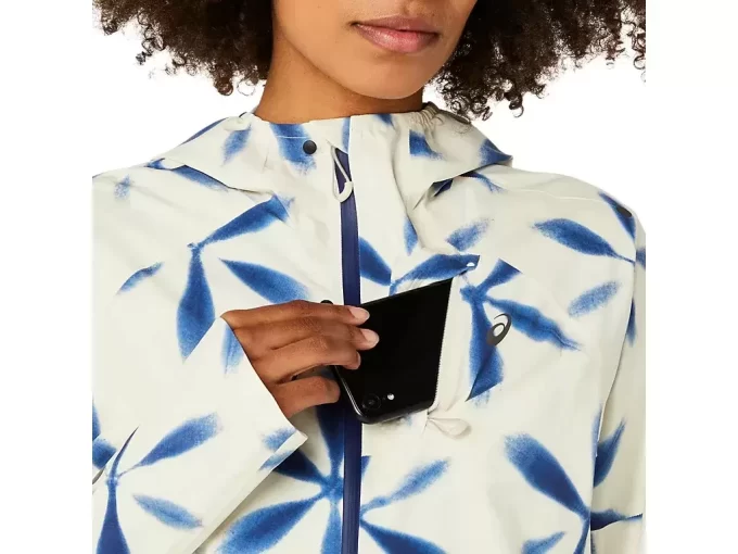 CHAQUETA IMPERMEABLE METARUN SHIBORI CHAQUETA IMPERMEABLE METARUN SHIBORI