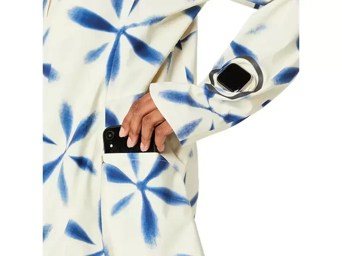 CHAQUETA IMPERMEABLE METARUN SHIBORI CHAQUETA IMPERMEABLE METARUN SHIBORI