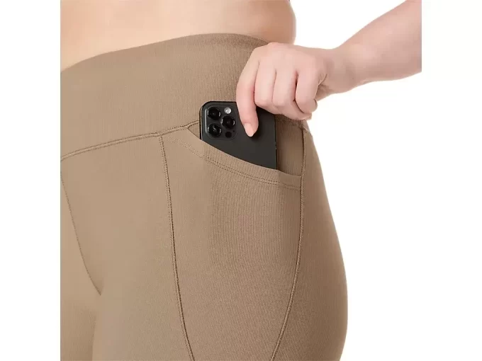 MALLAS DE CINTURA ALTA ACANALADA 7/8 PARA MUJER MALLAS DE CINTURA ALTA ACANALADA 7/8 PARA MUJER