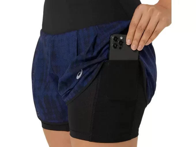 PANTALÓN CORTO 2 EN 1 CON ESTAMPADO COMPLETO DE CARRETERA DE 3,5 PULGADAS PANTALÓN CORTO 2 EN 1 CON ESTAMPADO COMPLETO DE CARRETERA DE 3,5 PULGADAS