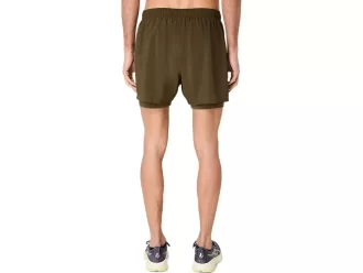 PANTALÓN CORTO ASICS PLATA 2N1 5IN