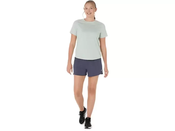 PANTALÓN CORTO ASICS PLATA DE 4 PULGADAS PANTALÓN CORTO ASICS PLATA DE 4 PULGADAS