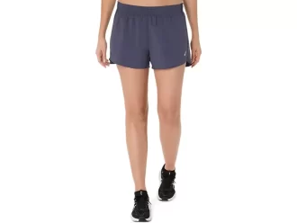 PANTALÓN CORTO ASICS PLATA DE 4 PULGADAS