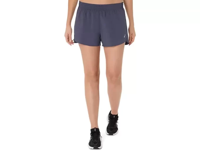 PANTALÓN CORTO ASICS PLATA DE 4 PULGADAS PANTALÓN CORTO ASICS PLATA DE 4 PULGADAS