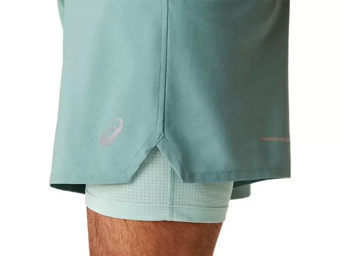 PANTALÓN CORTO DE 7 PULGADAS PARA HOMBRES, 2 EN 1, DE CARRETERA PANTALÓN CORTO DE 7 PULGADAS PARA HOMBRES, 2 EN 1, DE CARRETERA