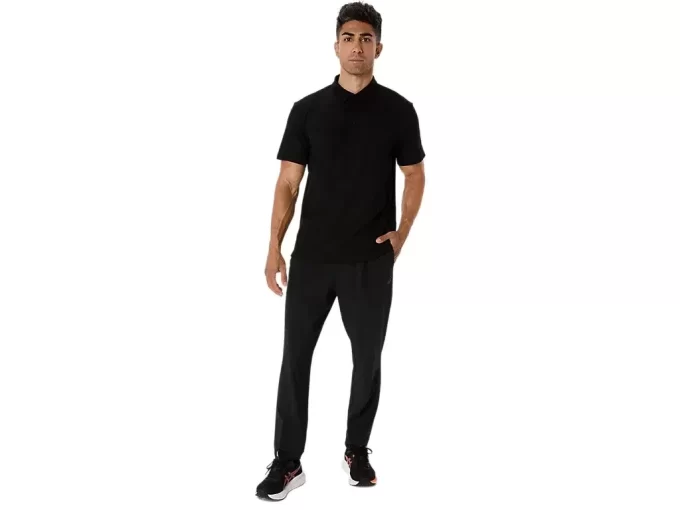 PANTALÓN TEJIDO CON BORDADO EN ESPIRAL DE ASICS PANTALÓN TEJIDO CON BORDADO EN ESPIRAL DE ASICS