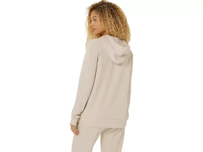 SUDADERA CON CAPUCHA DE TERRY FRANCESA PARA MUJER SUDADERA CON CAPUCHA DE TERRY FRANCESA PARA MUJER