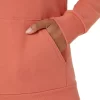 SUDADERA CON CAPUCHA DE TERRY FRANCESA PARA MUJER SUDADERA CON CAPUCHA DE TERRY FRANCESA PARA MUJER